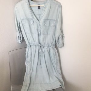 GAP light chambray dress size XS fits like small